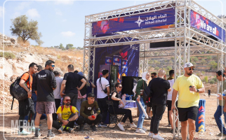 في سباق اجتياز العقبات الاول في فلسطين